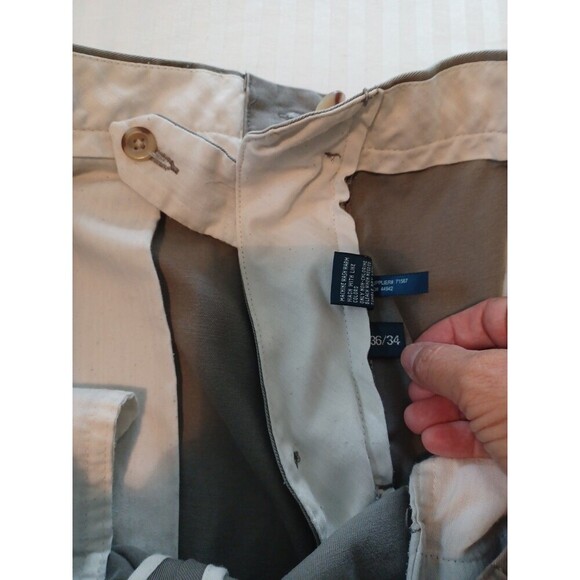 Polo Ralph Lauren Preston gray cotton chino pants mens 36/33 classic preppy - Picture 7 of 11